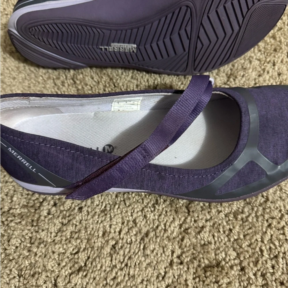 Merrell Purple and Gray Casual Flats - Picture 2 of 6